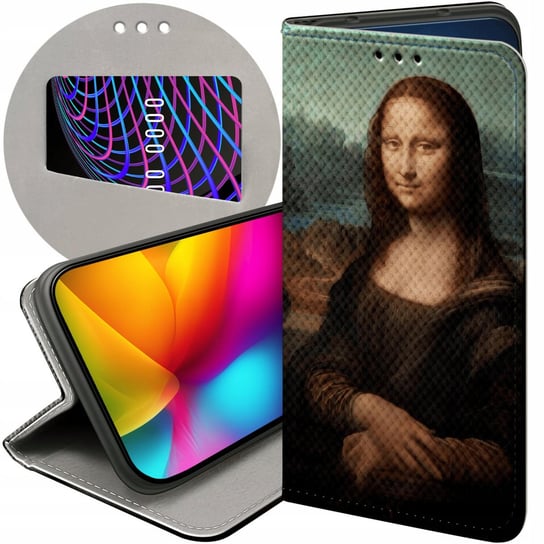 ETUI DO HUAWEI Y6 2017 / Y5 2017 WZORY LEONARDO DA VINCI MONA ŁASICZKA CASE Huawei