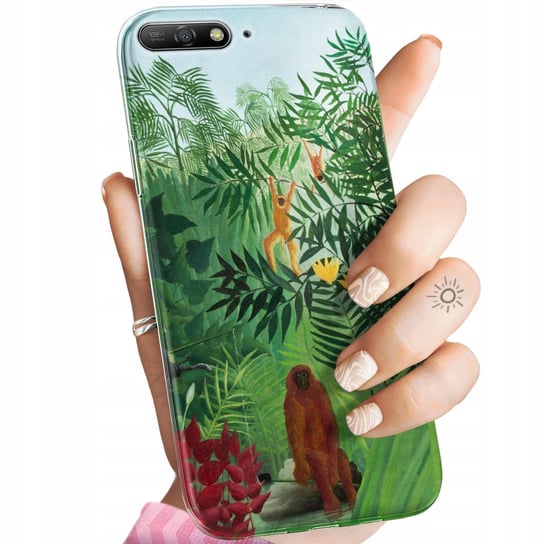 ETUI DO HUAWEI Y6 2018 WZORY HENRI ROUSSEAU PEJZAŻ MALARZ OBUDOWA POKROWIEC Huawei