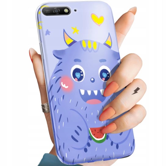 ETUI DO HUAWEI Y6 2018 WZORY POTWORY POTWÓR MONSTER OBUDOWA POKROWIEC CASE Huawei