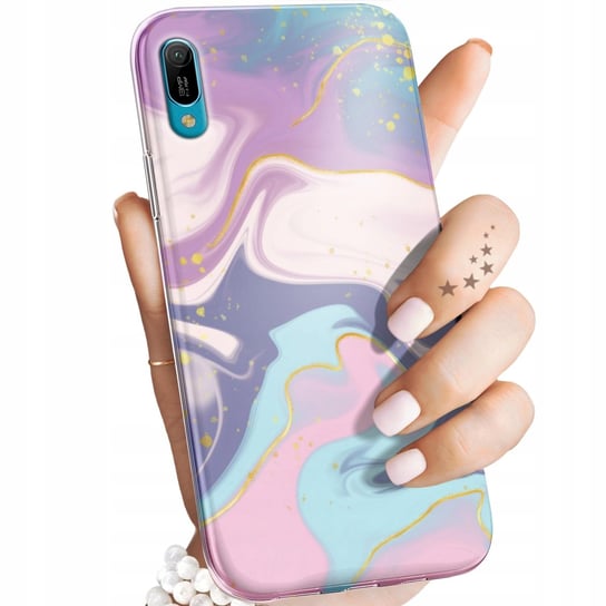 Etui Do Huawei Y6 2019 Wzory Pastele Ilustracja Kolory Obudowa Pokrowiec Huawei