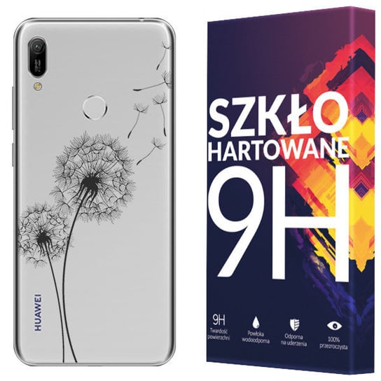 Etui Do Huawei Y6 Prime 2019 Koronka Nadruk +Szkło Kreatui