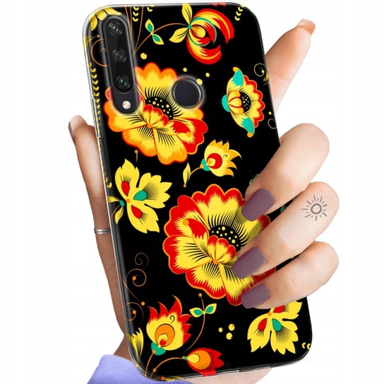 ETUI DO HUAWEI Y6P WZORY FOLK LUDOWE FOLKLORYSTYCZNE OBUDOWA POKROWIEC CASE Huawei