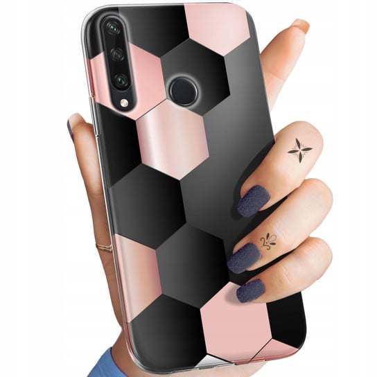 Etui Do Huawei Y6P Wzory Geometryczne Symetria Obudowa Pokrowiec Case Huawei