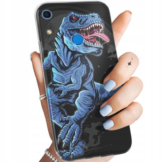 Etui Do Huawei Y6S / Y6 Prime 2019 / Honor 8A Wzory Dinozaury Reptilia Case Huawei