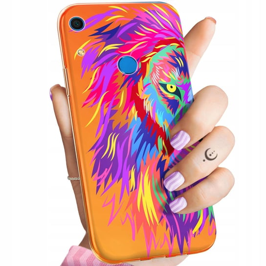 Etui Do Huawei Y6S / Y6 Prime 2019 / Honor 8A Wzory Neonowe Neon Jaskrawe Huawei