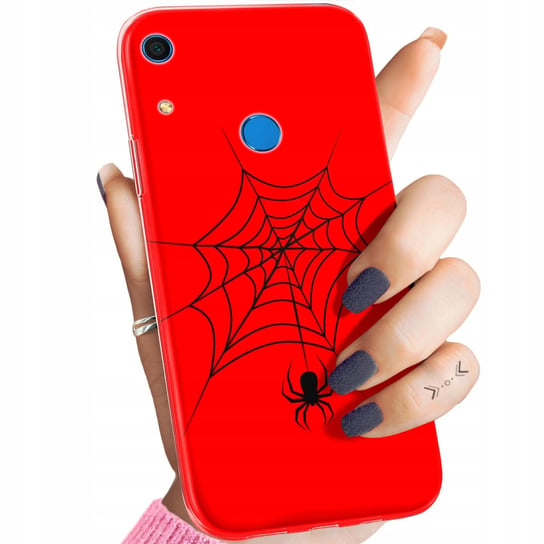 Etui Do Huawei Y6S / Y6 Prime 2019 / Honor 8A Wzory Pająk Spider Pajęczyna Huawei