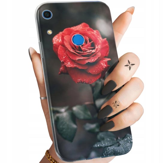 Etui Do Huawei Y6S / Y6 Prime 2019 / Honor 8A Wzory Róża Z Różą Rose Case Huawei