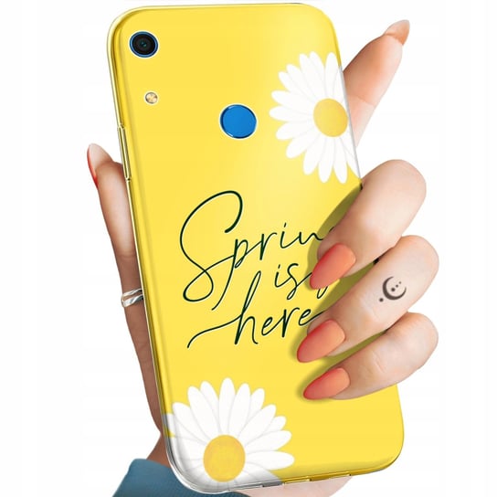 Etui Do Huawei Y6S / Y6 Prime 2019 / Honor 8A Wzory Wiosna Wiosenne Spring Huawei