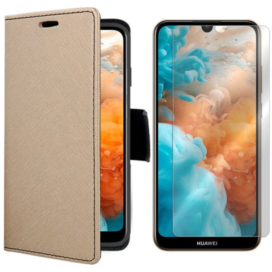 Etui do Huawei Y7 Prime 2019 Fancy Case + szkło 9H VegaCom