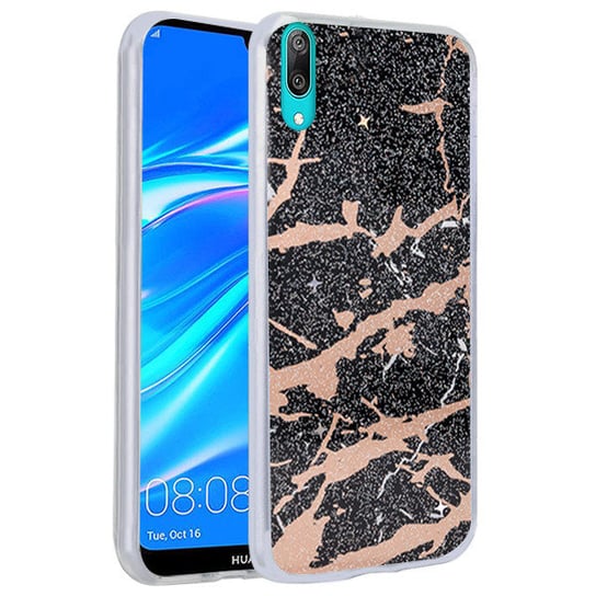 Etui Do Huawei Y7 Prime 2019 Marmur Pokrowiec Case VegaCom