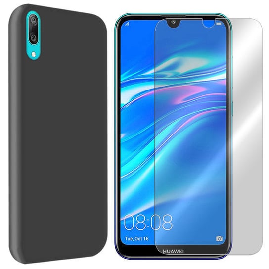 ETUI DO HUAWEI Y7 PRIME 2019 MAT POKROWIEC + SZKŁO VegaCom