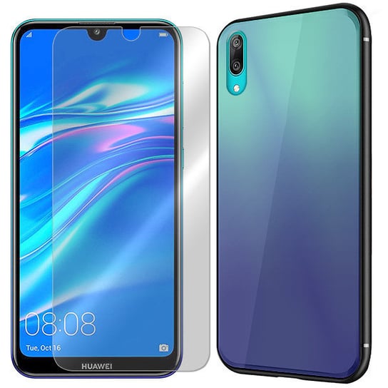 ETUI DO HUAWEI Y7 PRIME 2019 RAINBOW GLASS + SZKŁO VegaCom