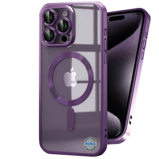 Etui do iPhone 11 Pro Fioletowe Matowe do MagSafe kolor Purpurowy Mat ProFlo