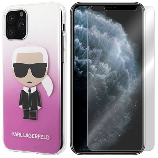 Etui Do Iphone 11 Pro Karl Lagerfeld Iconic +Szkło Karl Lagerfeld