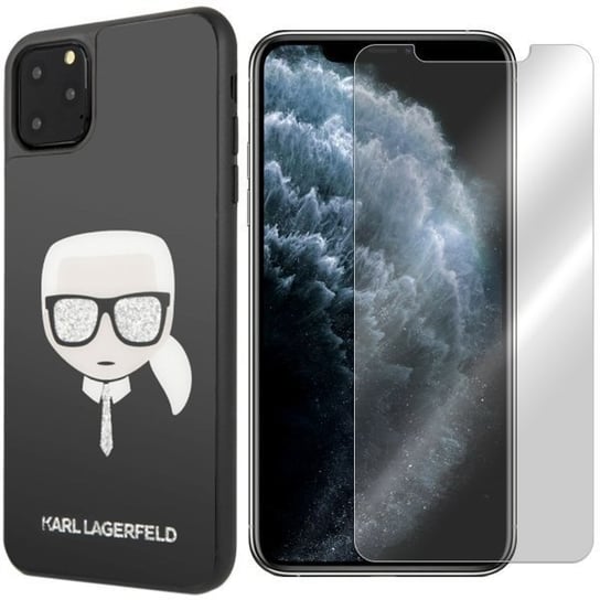 Etui Do Iphone 11 Pro Max Karl Iconic Head + Szkło Karl Lagerfeld