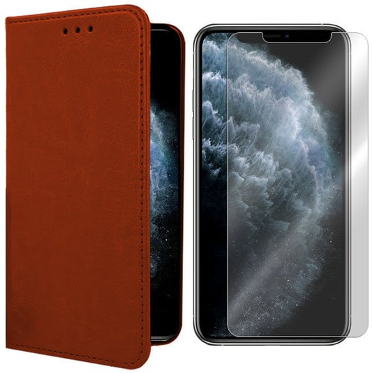 ETUI DO IPHONE 11 PRO MAX SKÓRA NATURALNA + SZKŁO VegaCom