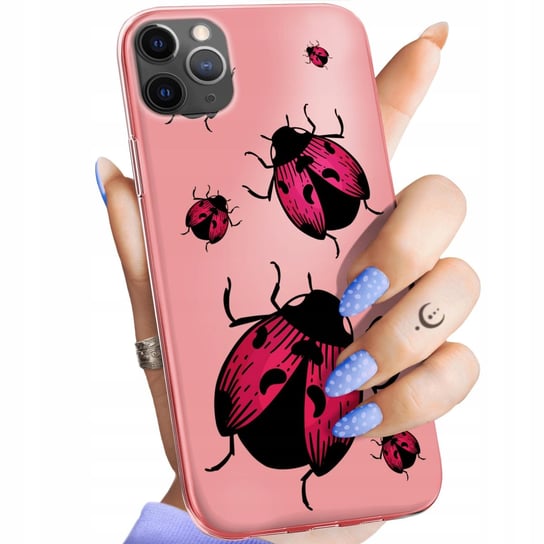 ETUI DO IPHONE 11 PRO MAX WZORY BIEDRONKA Z BIEDRONKĄ LADYBUG OBUDOWA CASE Apple