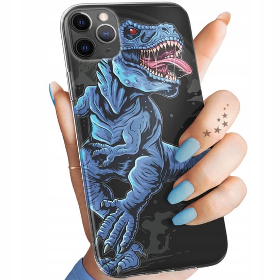 Etui Do Iphone 11 Pro Max Wzory Dinozaury Reptilia Prehistoryczne Obudowa Apple