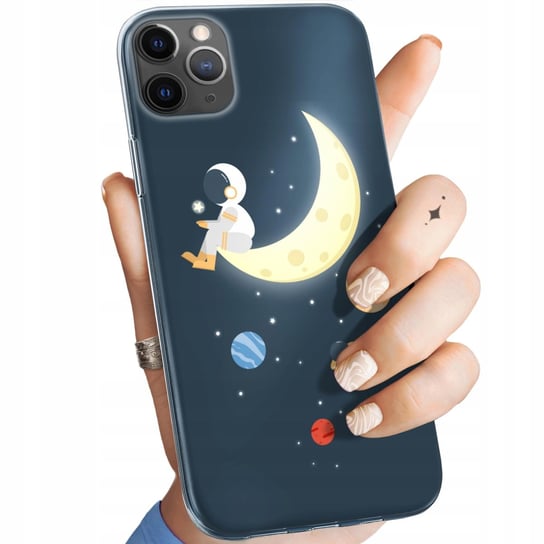 Etui Do Iphone 11 Pro Max Wzory Księżyc Gwiazdy Kosmos Planety Obudowa Case Apple