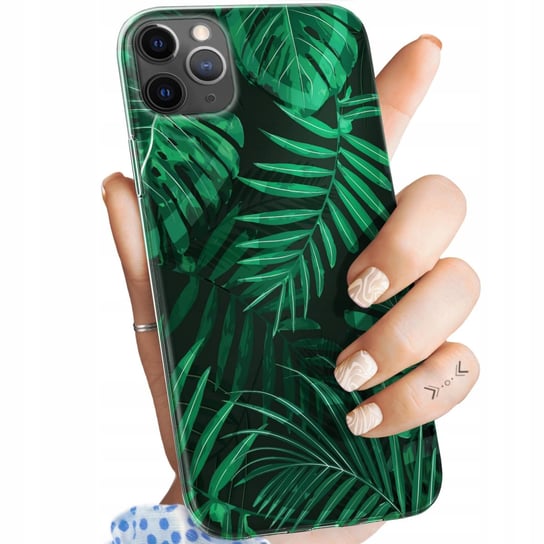 Etui Do Iphone 11 Pro Max Wzory Liście Liściaste Natura Obudowa Pokrowiec Apple