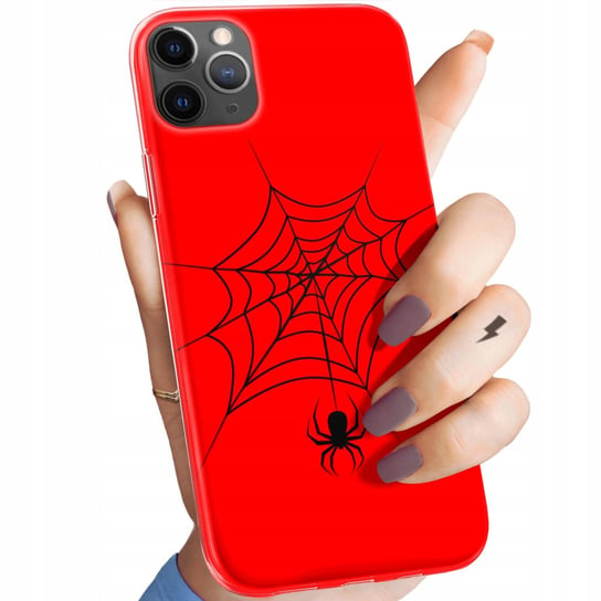 Etui Do Iphone 11 Pro Max Wzory Pająk Spider Pajęczyna Obudowa Pokrowiec Apple