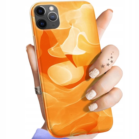 ETUI DO IPHONE 11 PRO MAX WZORY POMARAŃCZOWE POMARAŃCZE ORANGE OBUDOWA CASE Apple