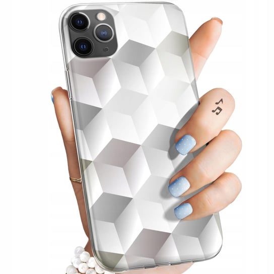 Etui Do Iphone 11 Pro Wzory 3D Geometryczne Iluzja Obudowa Pokrowiec Case Apple