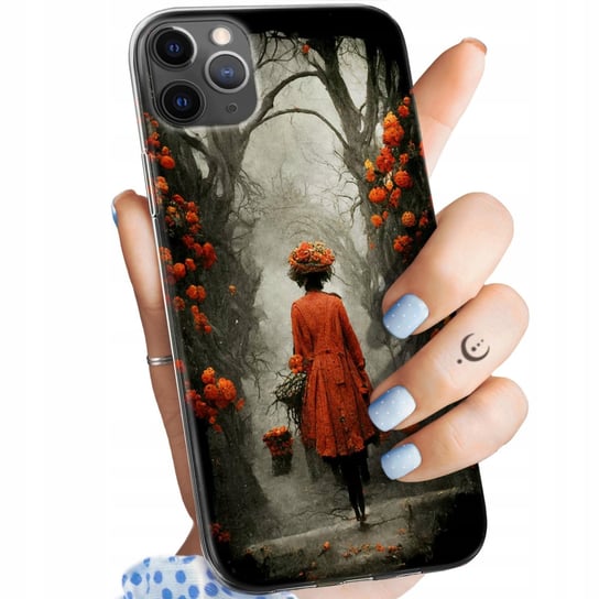 Etui Do Iphone 11 Pro Wzory Jesień Liście Autumn Obudowa Pokrowiec Case Apple