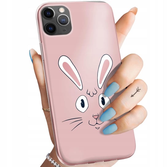 Etui Do Iphone 11 Pro Wzory Królik Zając Bunny Obudowa Pokrowiec Case Apple