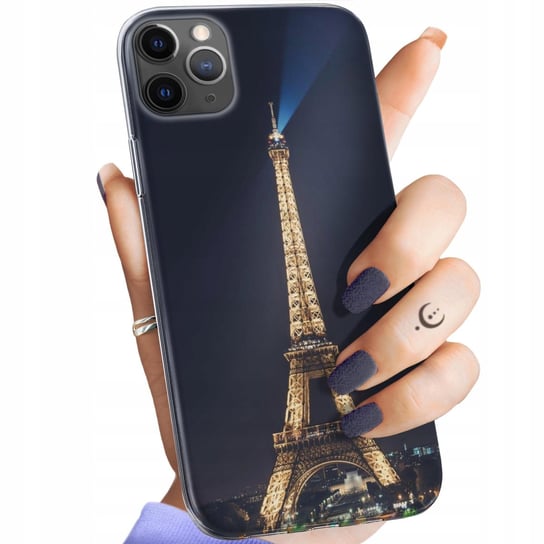 Etui Do Iphone 11 Pro Wzory Paryż Francja Eiffel Obudowa Pokrowiec Case Apple