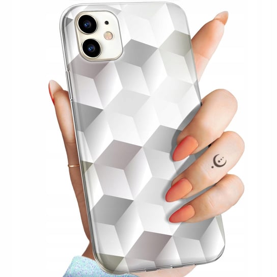 Etui Do Iphone 11 Wzory 3D Geometryczne Iluzja Obudowa Pokrowiec Case Apple