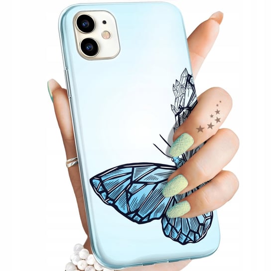 Etui Do Iphone 11 Wzory Motyle Butterfly Barwne Obudowa Pokrowiec Case Apple