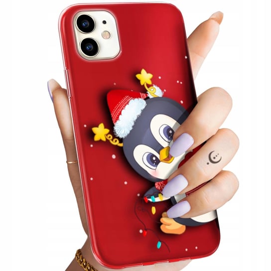 Etui Do Iphone 11 Wzory Święta Christmas Mikołaj Obudowa Pokrowiec Case Apple