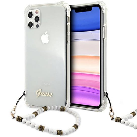 Etui Do Iphone 12 / 12 Pro Case Guess Black Pearl GUESS