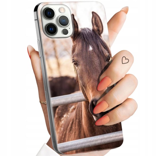 Etui Do Iphone 12 / 12 Pro Wzory Konie Kuce Pegazy Obudowa Pokrowiec Case Apple