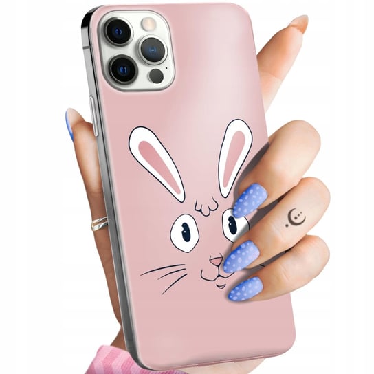 Etui Do Iphone 12 / 12 Pro Wzory Królik Zając Bunny Obudowa Pokrowiec Case Apple