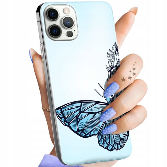 Etui Do Iphone 12 / 12 Pro Wzory Motyle Butterfly Barwne Obudowa Pokrowiec Apple