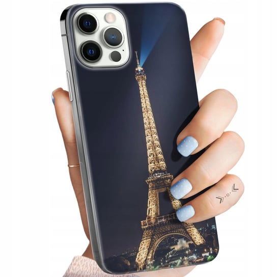Etui Do Iphone 12 / 12 Pro Wzory Paryż Francja Eiffel Obudowa Pokrowiec Apple