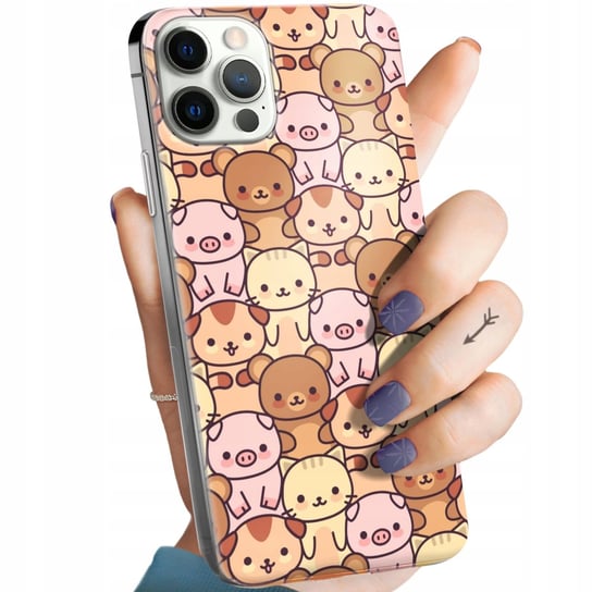 Etui Do Iphone 12 / 12 Pro Wzory Zwierzęta Pieski Kotki Lamy Domowe Dziekie Apple