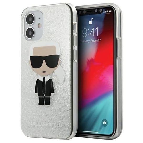Etui Do Iphone 12 Mini Karl Iconik Glitter Case Karl Lagerfeld