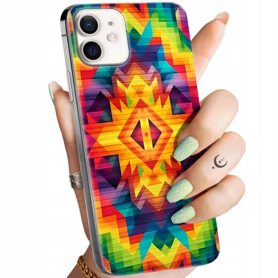 ETUI DO IPHONE 12 MINI WZORY AZTECKIE AZTEC AZTECY OBUDOWA POKROWIEC CASE Apple