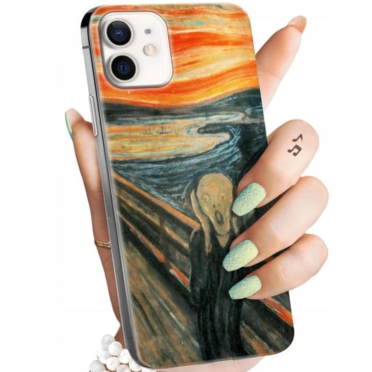 Etui Do Iphone 12 Mini Wzory Edvard Munch Krzyk Malarstwo Obudowa Pokrowiec Apple