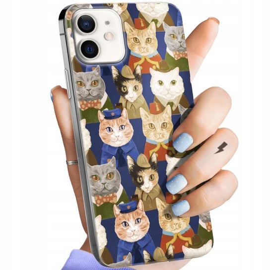Etui Do Iphone 12 Mini Wzory Koty Kociaki Kotki Obudowa Pokrowiec Case Apple