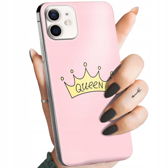 Etui Do Iphone 12 Mini Wzory Księżniczka Queen Princess Obudowa Pokrowiec Apple