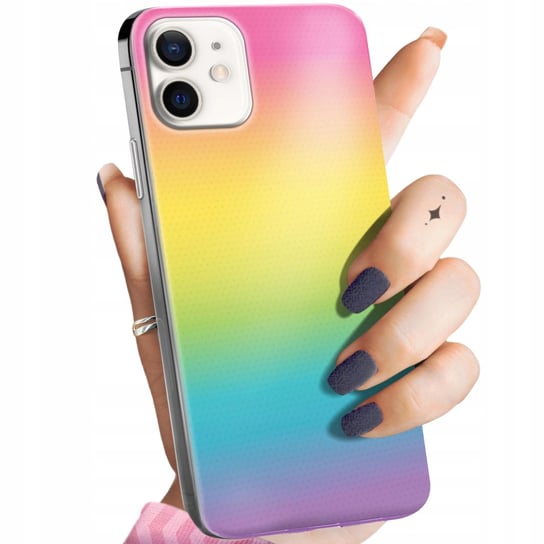 ETUI DO IPHONE 12 MINI WZORY LGBT RÓWNOŚĆ PRIDE OBUDOWA POKROWIEC CASE Apple