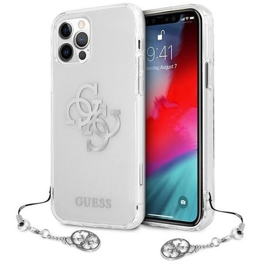 Etui Do Iphone 12 Pro Max Guess 4G Silver Charms GUESS
