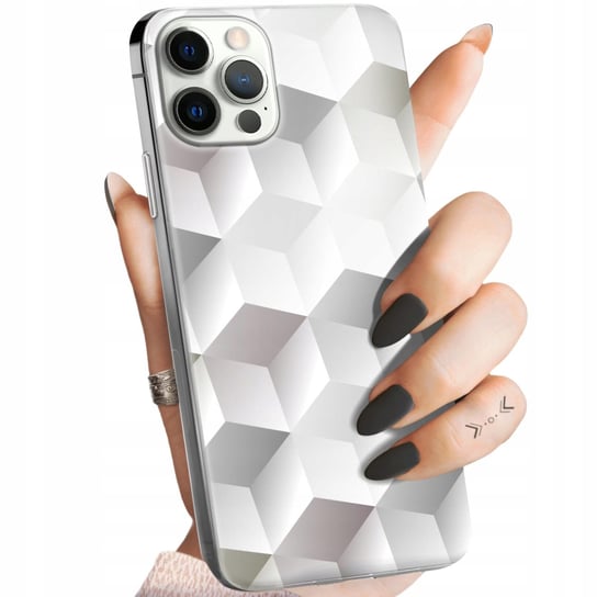 Etui Do Iphone 12 Pro Max Wzory 3D Geometryczne Iluzja Obudowa Pokrowiec Apple