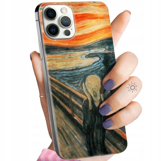 Etui Do Iphone 12 Pro Max Wzory Edvard Munch Krzyk Malarstwo Obudowa Case Apple