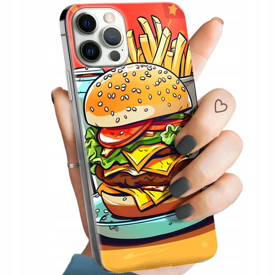 Etui Do Iphone 12 Pro Max Wzory Hamburger Burgery Fast-Food Jedzenie Case Apple