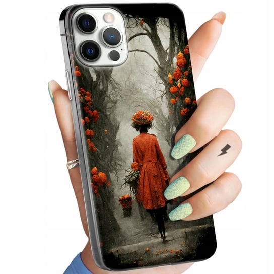 Etui Do Iphone 12 Pro Max Wzory Jesień Liście Autumn Obudowa Pokrowiec Apple